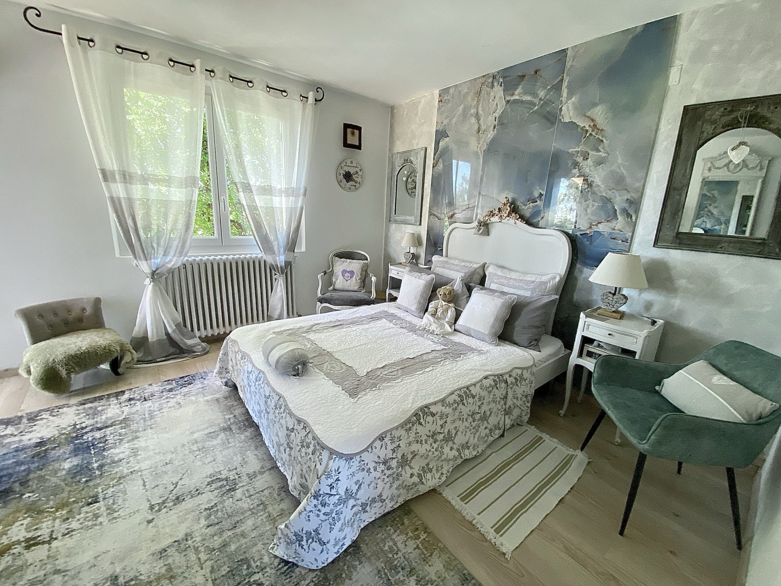 Provence ground-floor bedroom at Villa Augflor