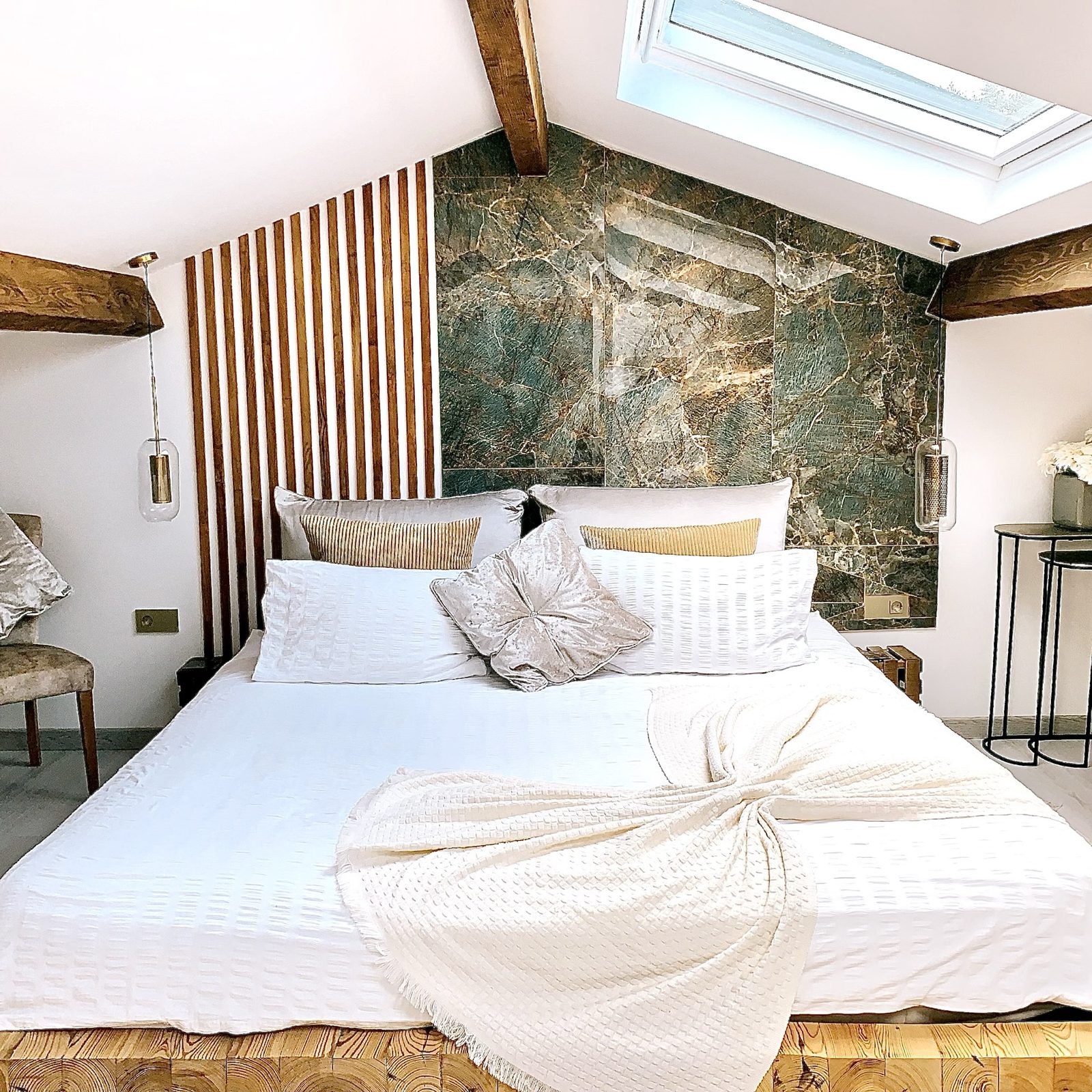 Barcelona master bedroom at Villa Augflor
